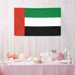 Lona Bandera de los Emiratos Árabes Unidos