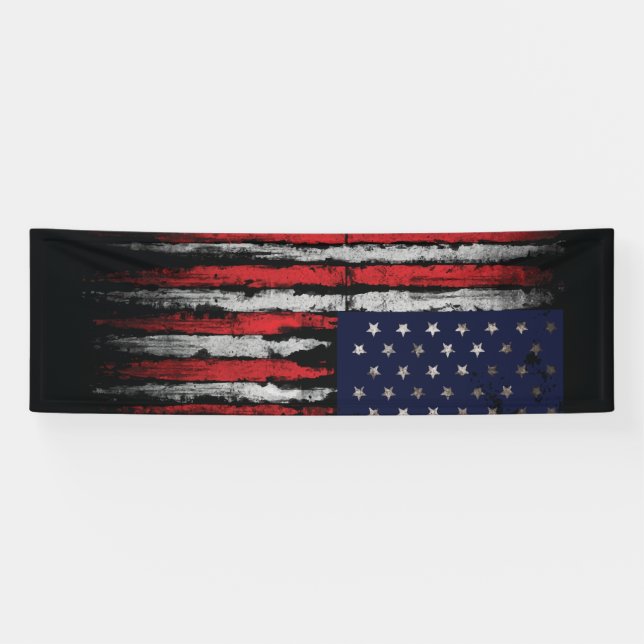 Lona Bandera de los Estados Unidos (Horizontal)