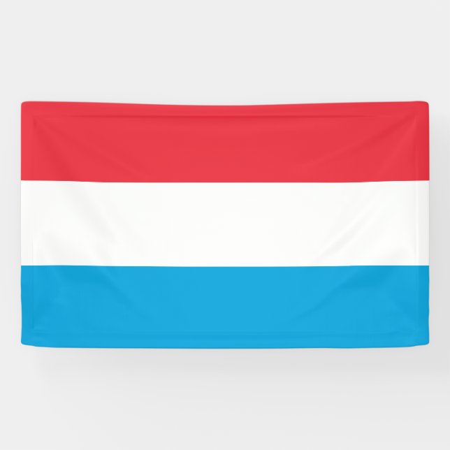 Lona Bandera de Luxemburgo (Horizontal)