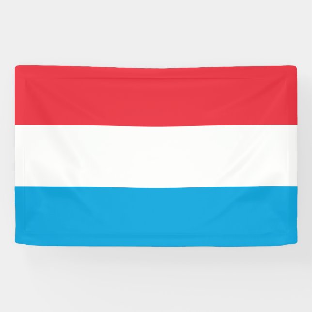 Lona Bandera de Luxemburgo (Horizontal)