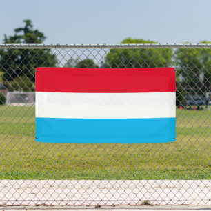 Lona bandera de Luxemburgo personalizada