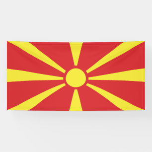 Lona Bandera de Macedonia del Norte