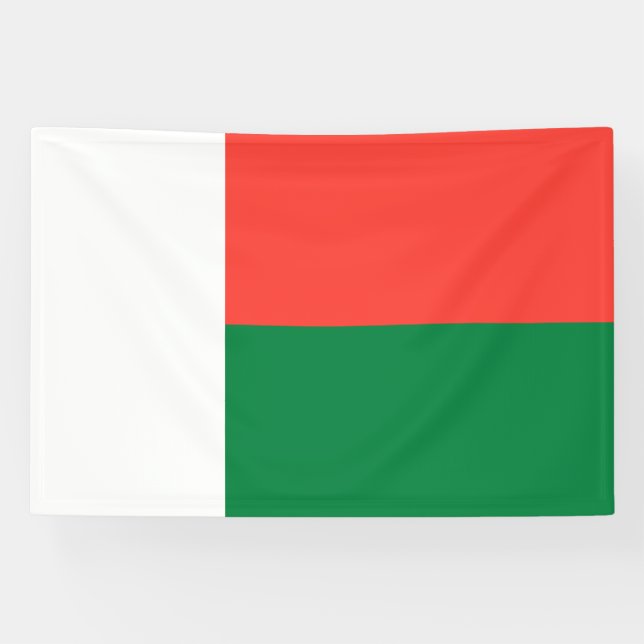 Lona Bandera de Madagascar (Horizontal)