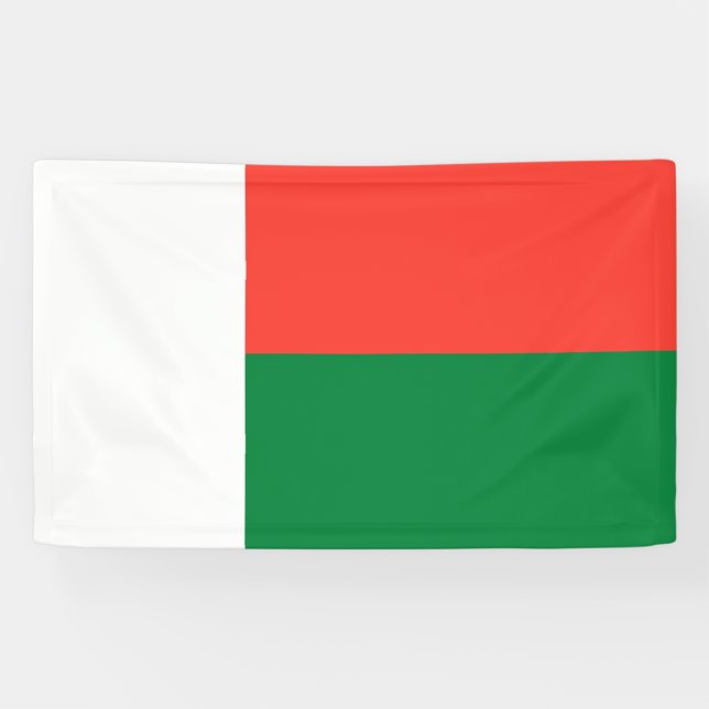 Lona Bandera de Madagascar (Horizontal)