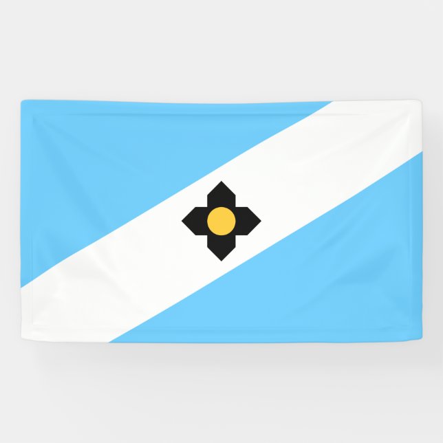 Lona Bandera de Madison (Wisconsin) (Horizontal)