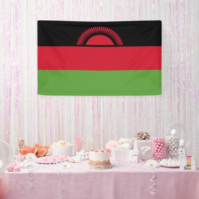 Lona Bandera de Malawi (Fiesta)