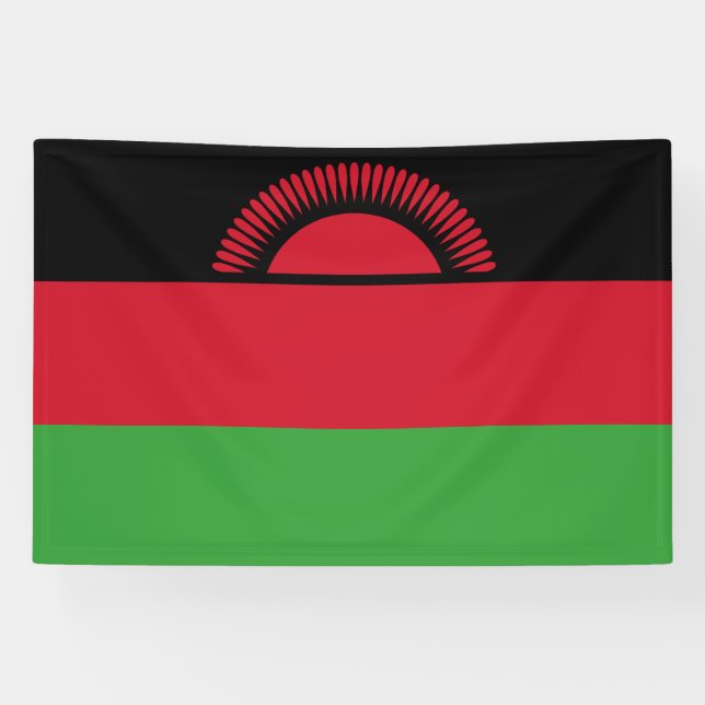 Lona Bandera de Malawi (Horizontal)