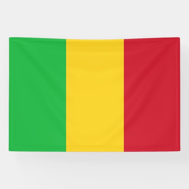 Lona Bandera de Mali (Horizontal)