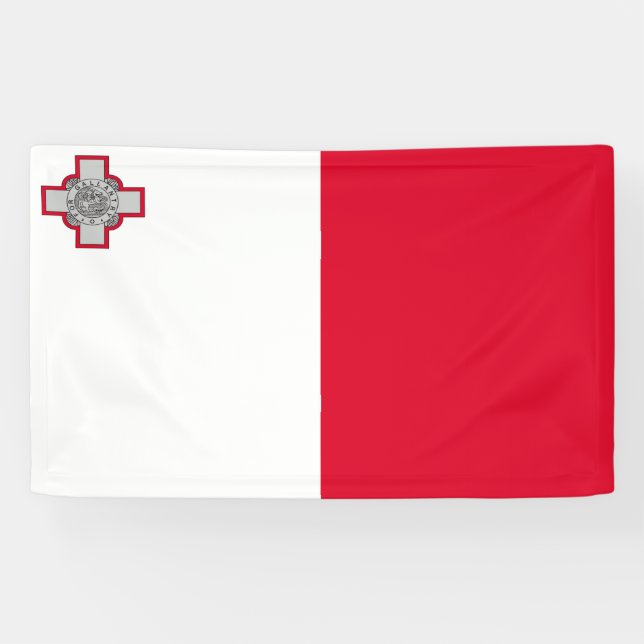 Lona Bandera de Malta (Horizontal)