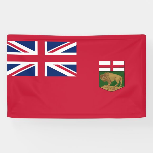 Lona Bandera de Manitoba (Horizontal)