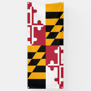 Lona Bandera de Maryland con estilo decorativo