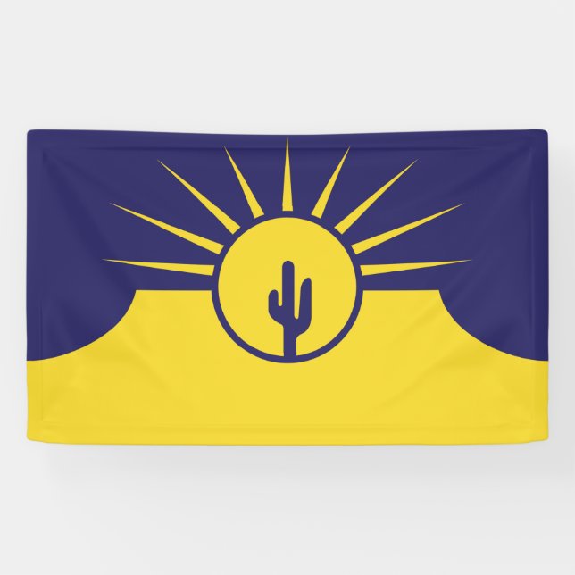 Lona Bandera de Mesa (Arizona, Estados Unidos) (Horizontal)