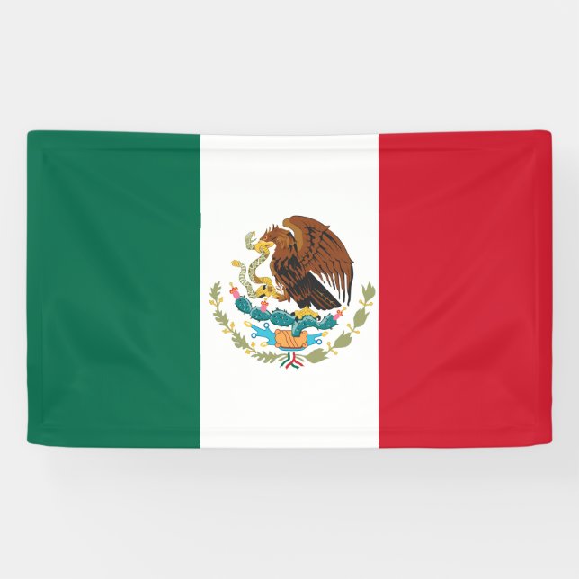 Lona Bandera de México (Horizontal)