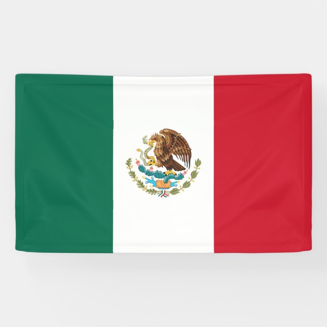 Lona Bandera de México (México) (Horizontal)