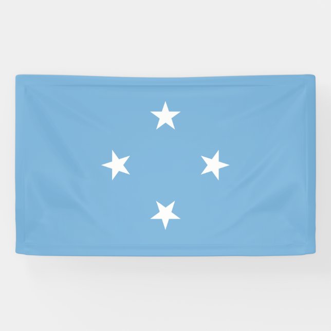Lona Bandera de Micronesia (Estados Federados de Micron (Horizontal)