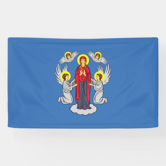 Lona Bandera de Minsk (Belarús) (Horizontal)