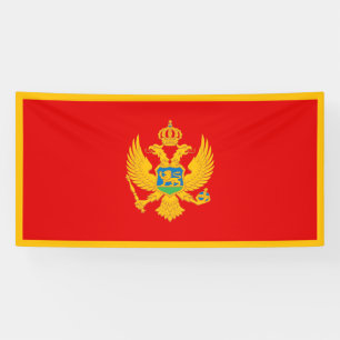 Lona Bandera de Montenegro