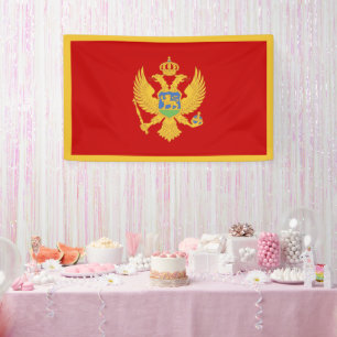 Lona Bandera de Montenegro