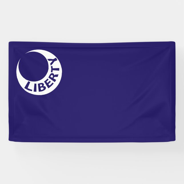 Lona Bandera de Moultrie (Libertad) (Historia de los Es (Horizontal)