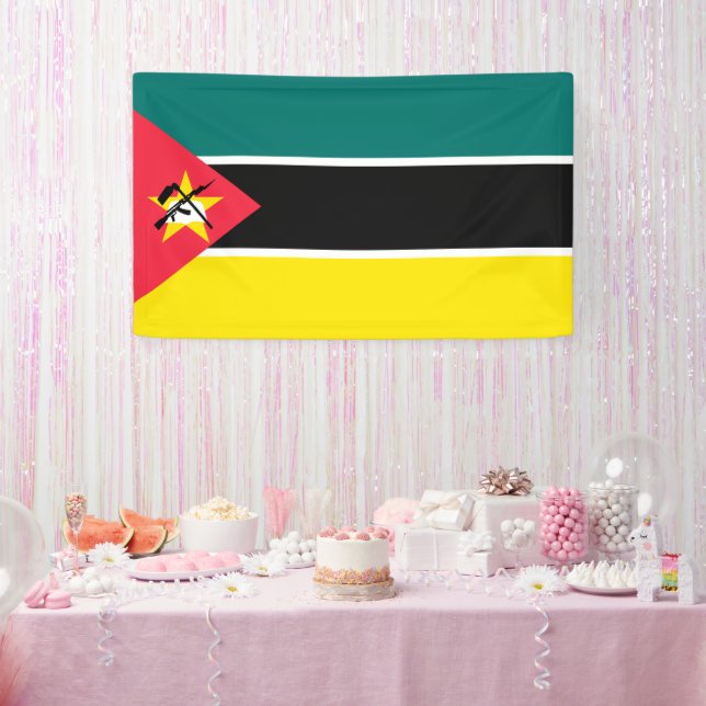Lona Bandera de Mozambique (Fiesta)