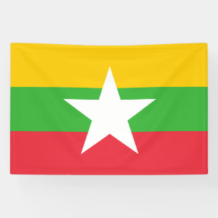 Lona Bandera de Myanmar