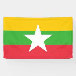 Lona Bandera de Myanmar (Birmania)