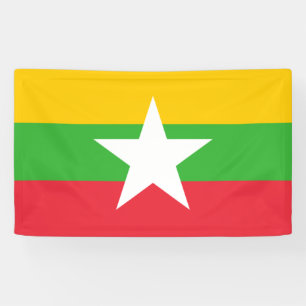 Lona Bandera de Myanmar (Birmania)