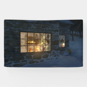Lona Bandera de Navidad de Cwm