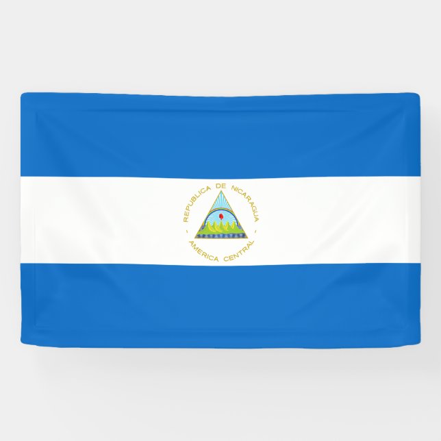 Lona Bandera de Nicaragua (Horizontal)