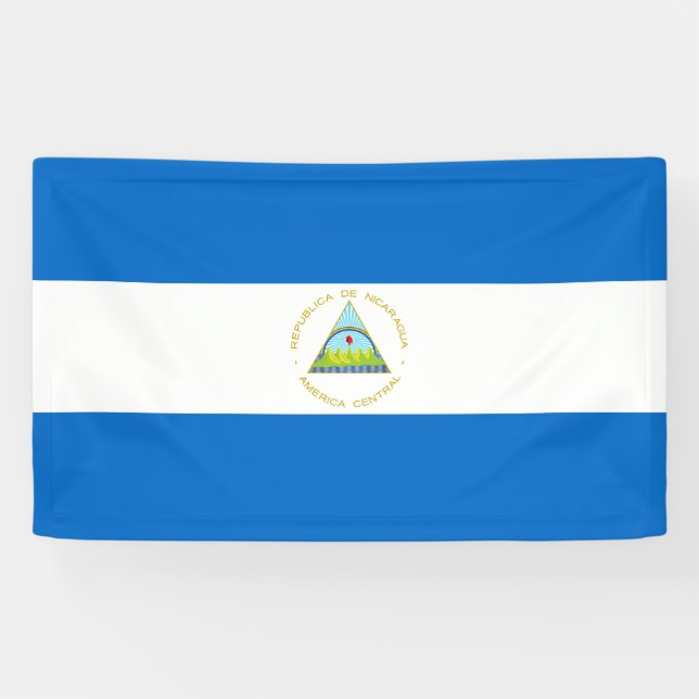 Lona Bandera de Nicaragua (Horizontal)