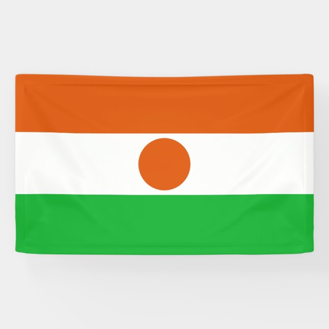 Lona Bandera de Níger (país africano) (Horizontal)