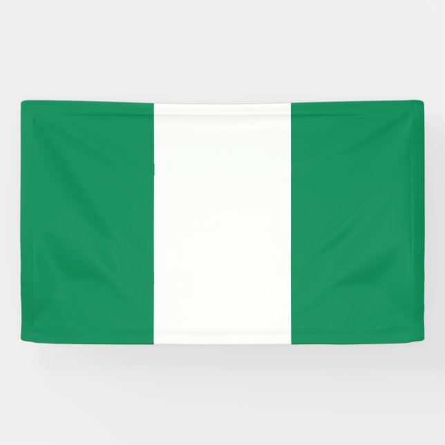 Lona Bandera de Nigeria (Horizontal)