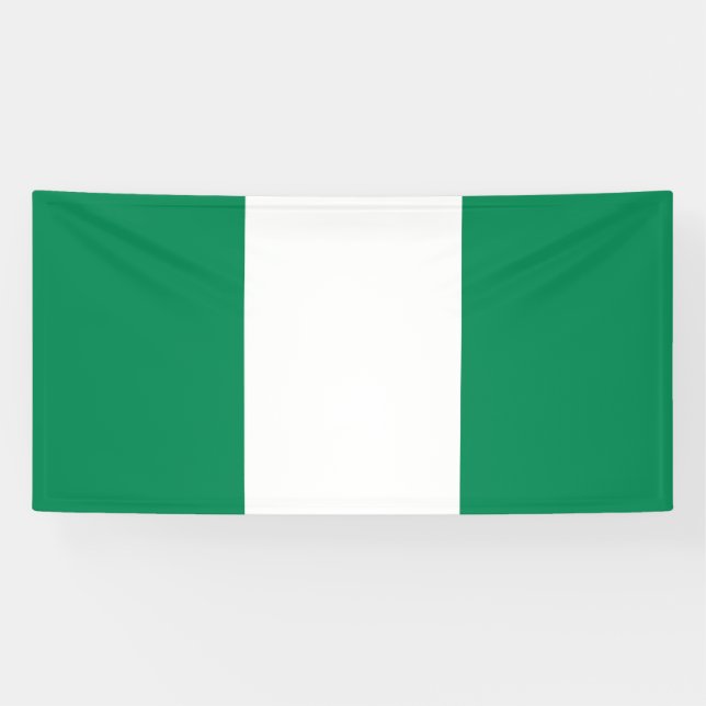 Lona Bandera de Nigeria (Horizontal)