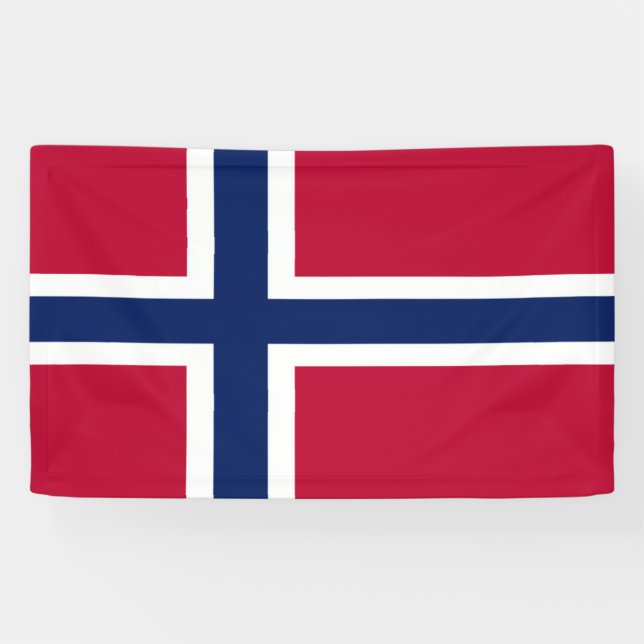 Lona Bandera de Noruega (Horizontal)