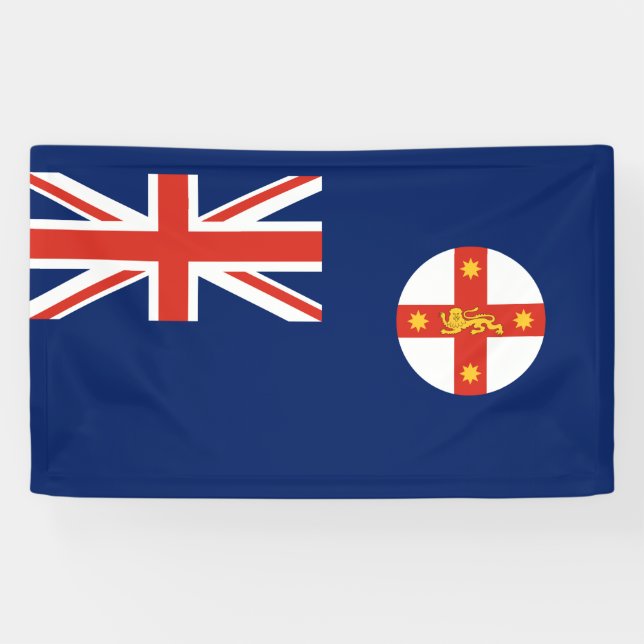 Lona Bandera de Nueva Gales del Sur (Estado de Australi (Horizontal)