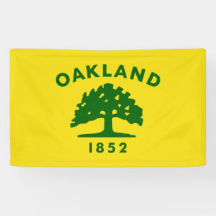 Lona Bandera de Oakland (California)