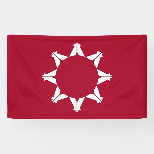 Lona Bandera de Oglala Lakota Sioux (Horizontal)