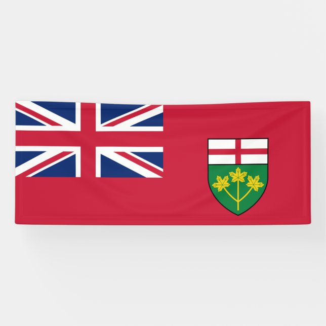 Lona Bandera de Ontario (Horizontal)
