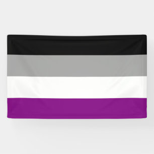 Lona Bandera de Orgullo Asexual