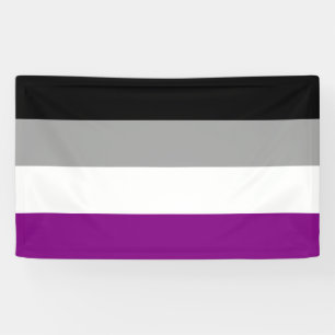 Lona Bandera de Orgullo Asexual LGBTQ