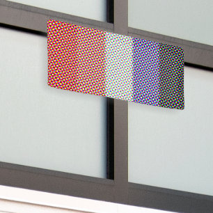 Lona Bandera de Orgullo Cupioromántico Abstracta Trippy