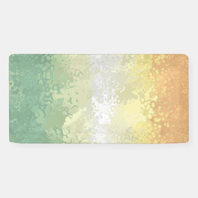 Lona Bandera de Orgullo Genderflor Abstracta Boho Groov (Horizontal)