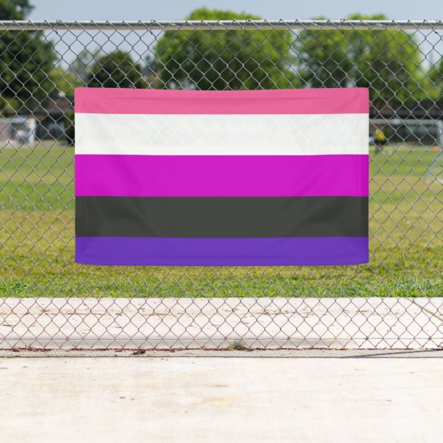 Lona Bandera de orgullo genderfluid (In situ)