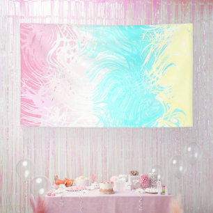 Lona Bandera de orgullo Genderflux abstracta boho swirl