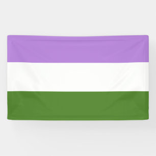 Lona Bandera de orgullo Genderqueer