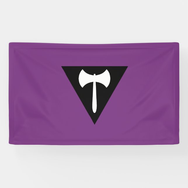 Lona Bandera de Orgullo Lesbiano (Horizontal)
