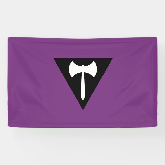 Lona Bandera de orgullo lésbico (Horizontal)