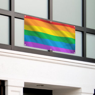 Lona Bandera de Orgullo LGBT Arcoíris El Amor Es Amor