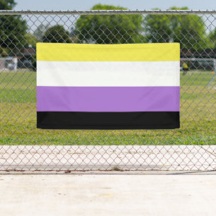Lona Bandera de orgullo no binario