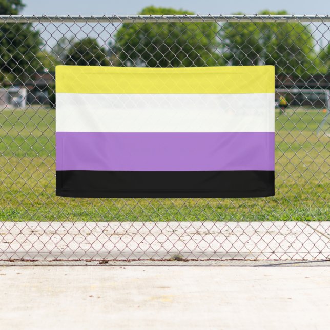 Lona Bandera de orgullo no binario (In situ)